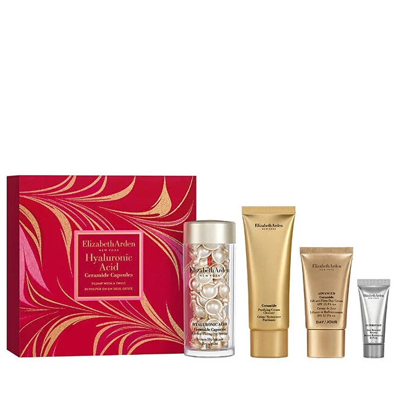 Elizabeth Arden Set Regalo Di Capsule Di Acido Ialuronico E Ceramide — Set skincare