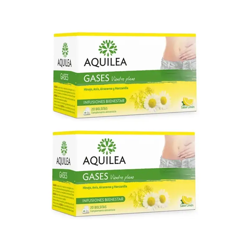 Aquilea Gases Infusões Barriga Lisa, 2X20 Saquetas