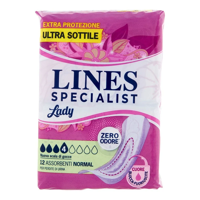 Lines Specialist Normal Assorbenti 12 Pezzi — Assorbente igienico
