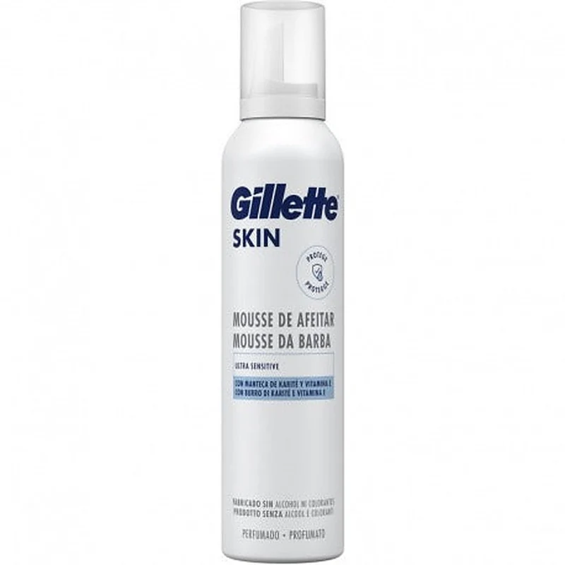 Gillette Skin Mousse Da Barba Ultra Sensitive 240 ml — Schiuma da barba