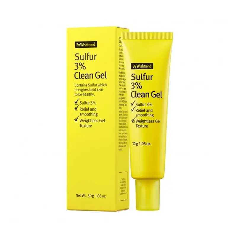 Por Wishtrend Enxofre 3% Clean Gel , 30 g
