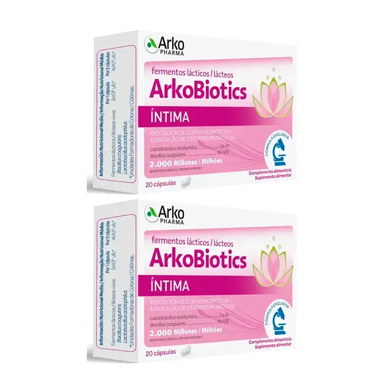 Arkopharma Arkobiotics Intima, 2 x 20 cápsulas