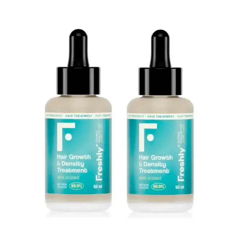 Freshly Hair Loss & Density Treatment, Embalagem 2 x 50ml