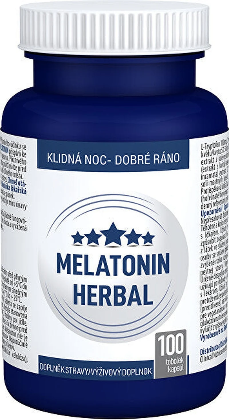 Clinical Melatonin Herbal 100 compresse — Integratore