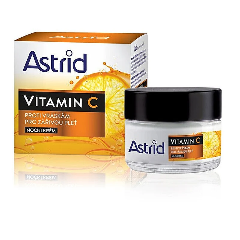 Astrid Night Crema antirughe Vitamina C per una pelle radiosa 50 ml — Crema notte
