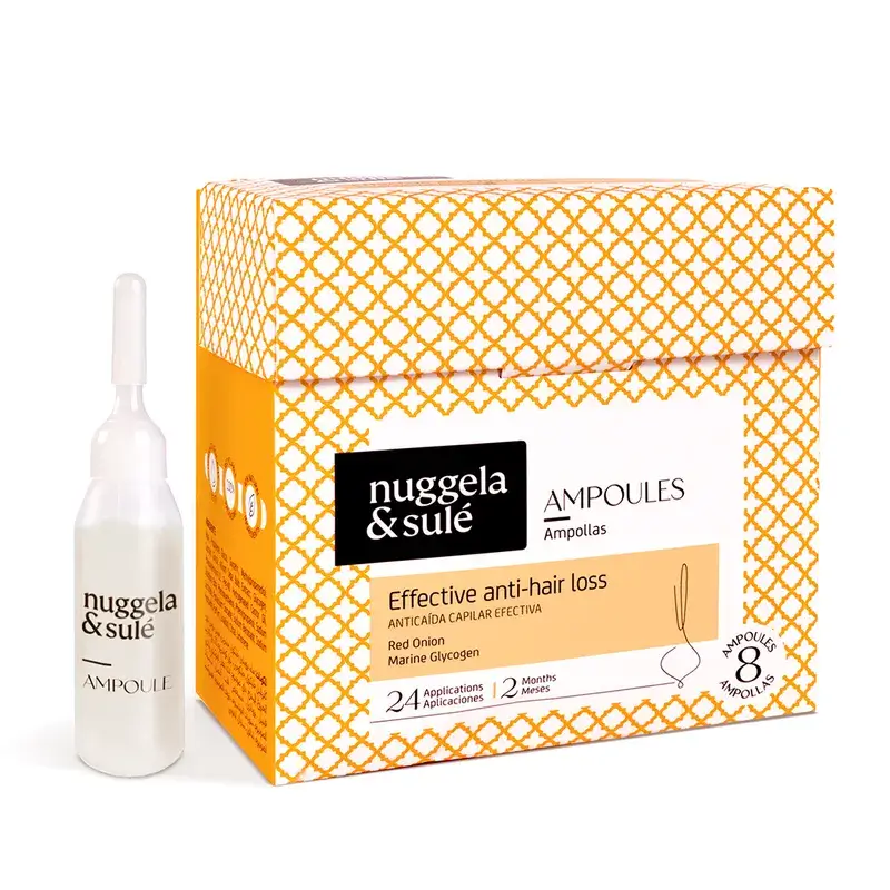 Nuggela & Sulé Ampolas para a queda de cabelo , 8 x 10 ml