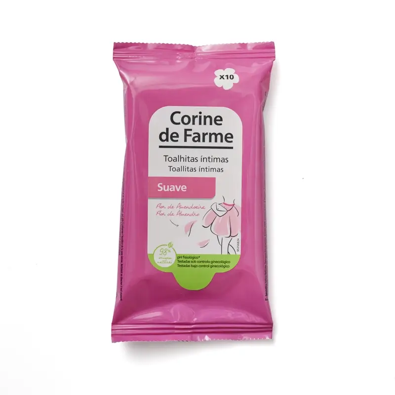 Corine De Farme Toalhetes Suaves Higiene Íntima Adulto , 10 unidades