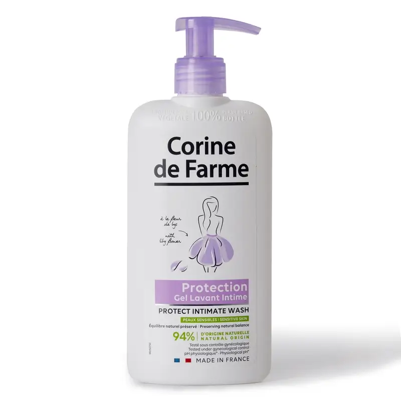 Corine De Farme Gel de Proteção para a Higiene Íntima, 250 ml