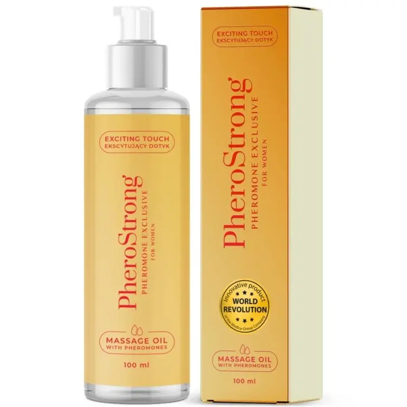 Pherostrong Óleo de massagem exclusivo para mulheres , 100 ml