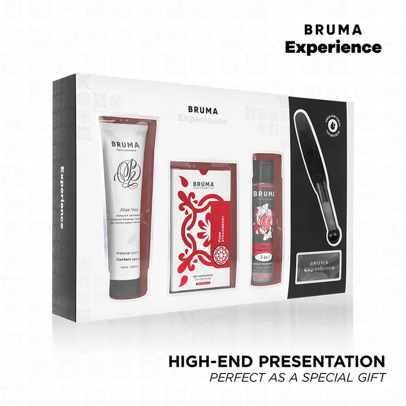 Xerience Mist - Kit Strawberry Sweet Temptation com intensificador de orgasmos