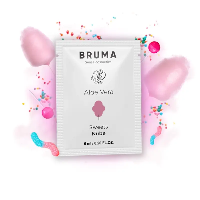 Névoa de gel deslizante de Aloé Vera com sabor a nuvem , 6 ml