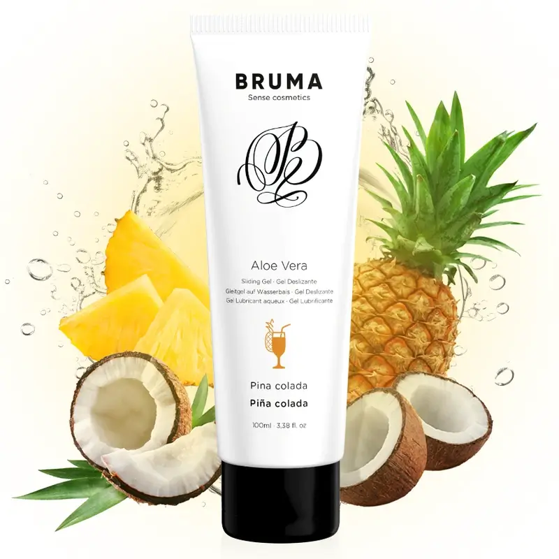 Glide Gel Mousse Com Aloé Vera Sabor a Pina Colada , 100 ml