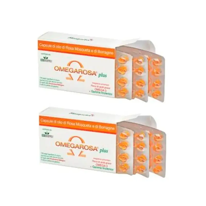 Mosqueta'S Omegarosa Plus , Pack 2 x 60 Pearls.