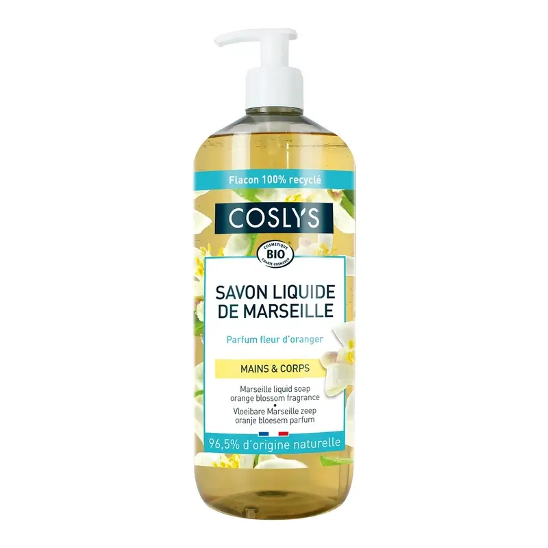 Coslys Sabonete de Marselha com aroma de flor de laranjeira 1L, 1000 ml