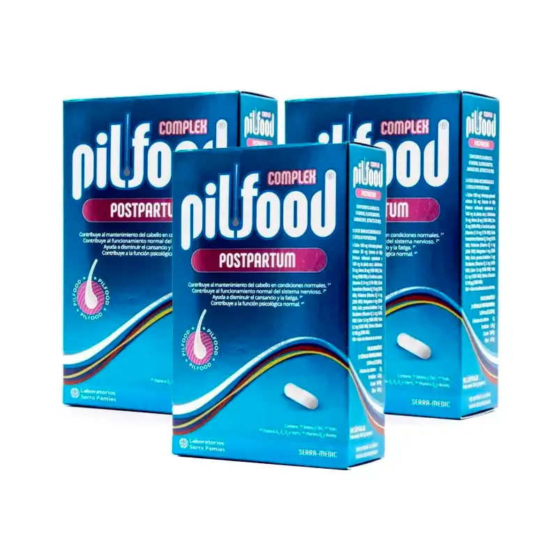 Pilfood Complex Pós-parto, Embalagem 3 x 90 Cápsulas