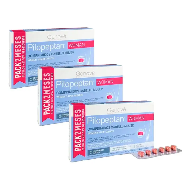 Pilopeptan Woman, Embalagem 3 x 60 comprimidos