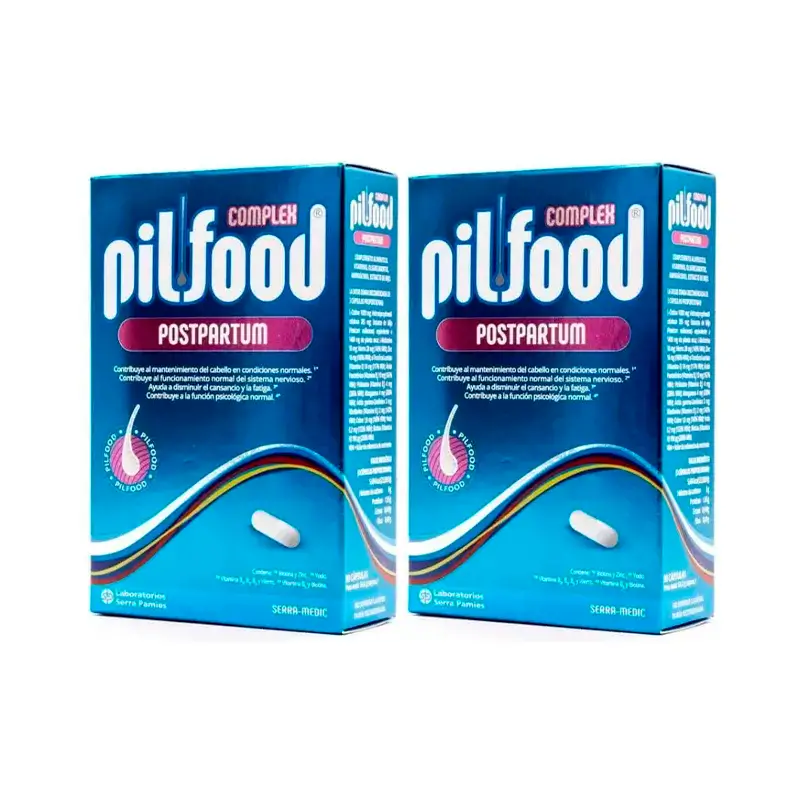 Pilfood Complex Pós-parto, Embalagem 2 x 90 Cápsulas