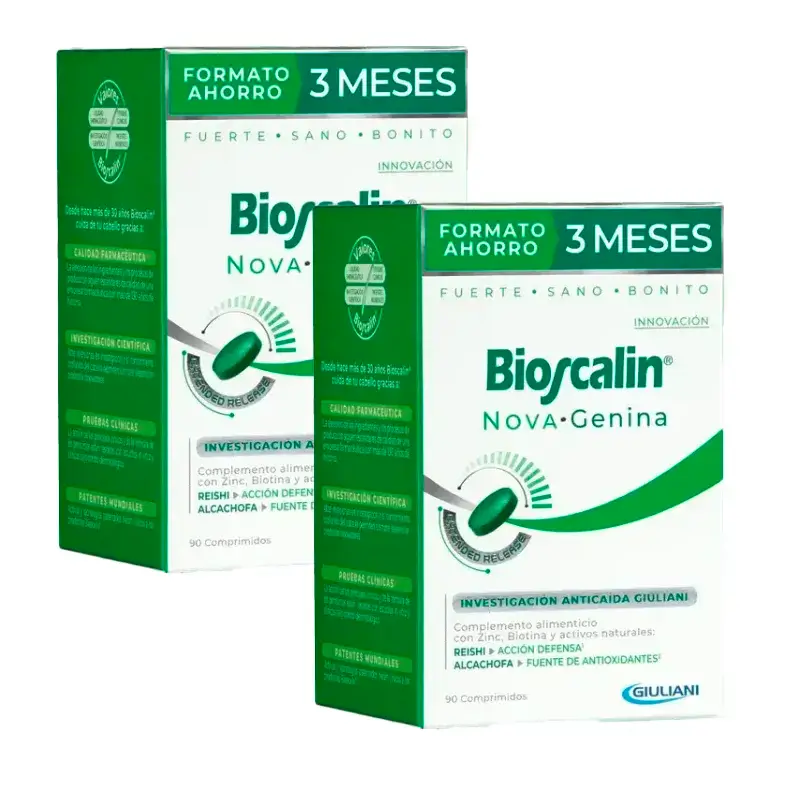 Bioscalin Novagenin Comprimidos, Embalagem 2 x 90 comprimidos