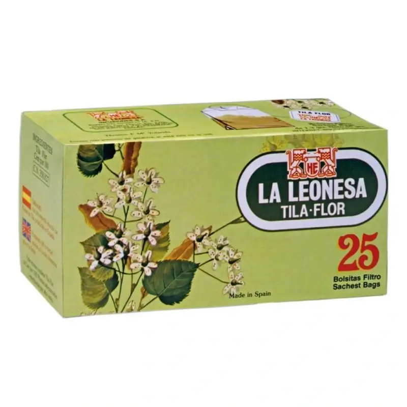 La Leonesa Tila Flor, 25 infusões em forma de pirâmide