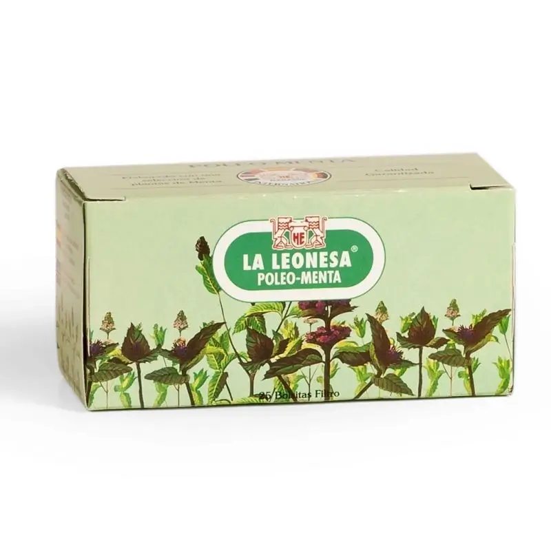 La Leonesa Pennyroyal Mint, 25 infusões piramidais