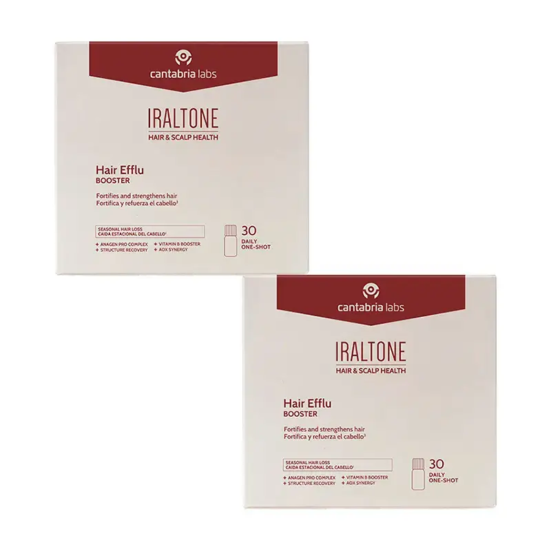Iraltone Capilar Efflu Booster, Pack 2, 60x15 ml (Cistitone)