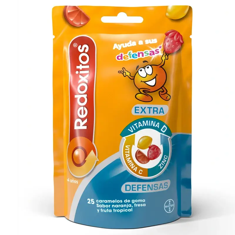 Redoxon Redoxitos Extra Defensas +4 Anos , 25 gomas