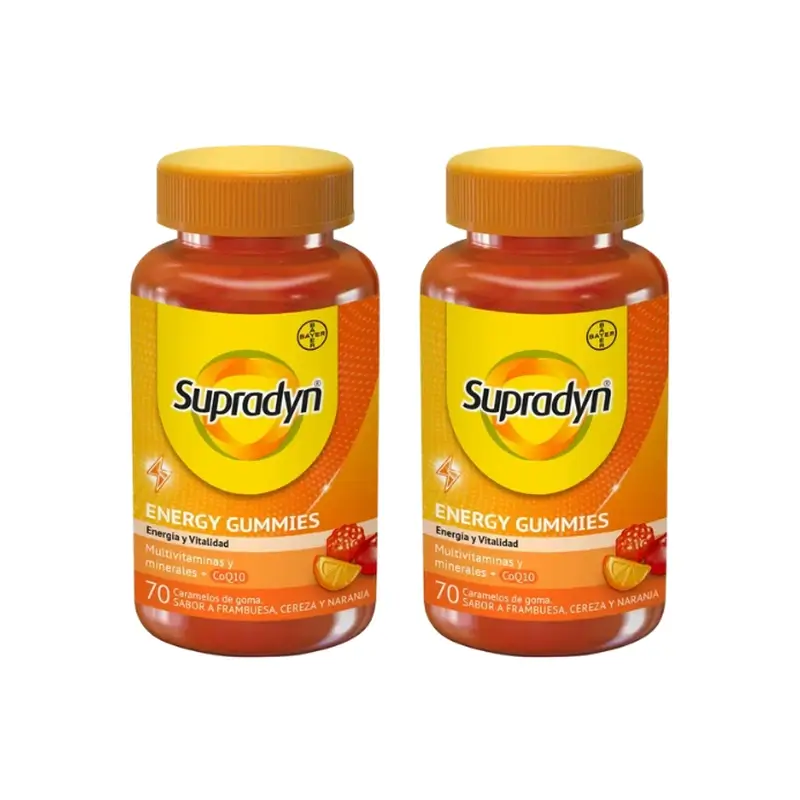 Supradyn Energy Vitamins e Energy Multivitamins, 2x70 Gummies