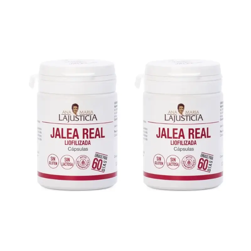 Ana Maria Lajusticia Geleia Real liofilizada, 2x60 cápsulas