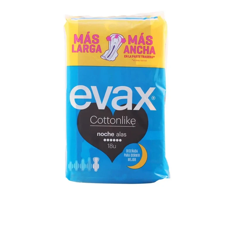 Evax Cottonlike Notte Con Ali 18 Unità — Assorbenti igienici