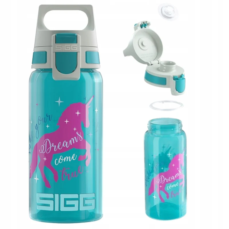 Sigg Viva One Bottiglia per bambini Unicorn 500 ml — Bottiglia per l'acqua