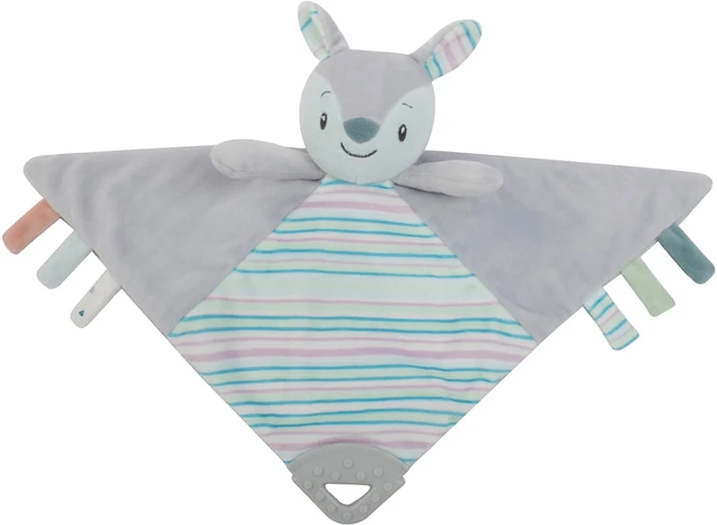 Petite&Mars Cuddle Cloth with Rattle Doudou Squirrel Boby — Doudou