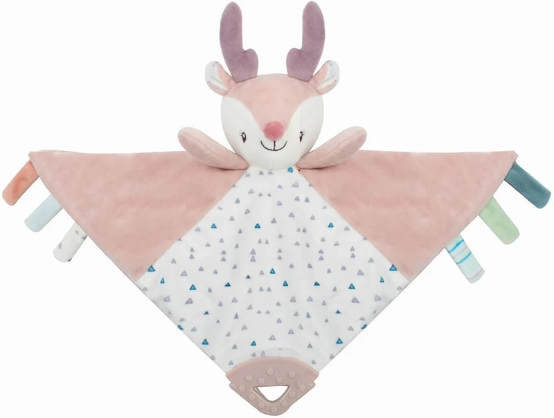 Petite&Mars Cuddle Cloth with Rattle Doudou Deer Suzi — Doudou