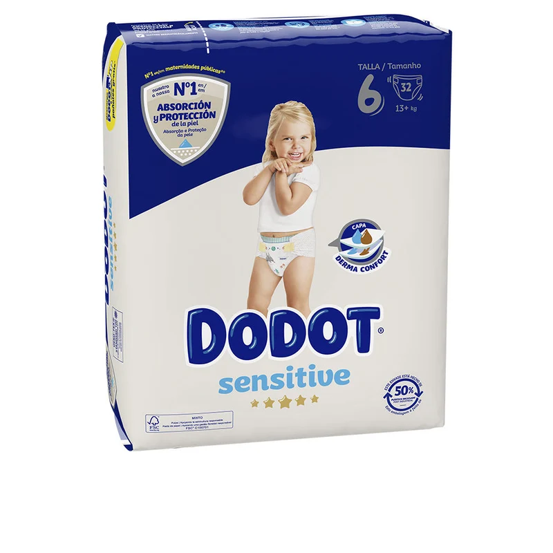 Dodot Sensitive Taglia 6 13kg 32 Unità — Pannolino