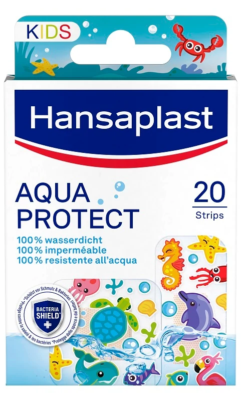 Cerotto hansaplast aqua protect kids 20 pezzi