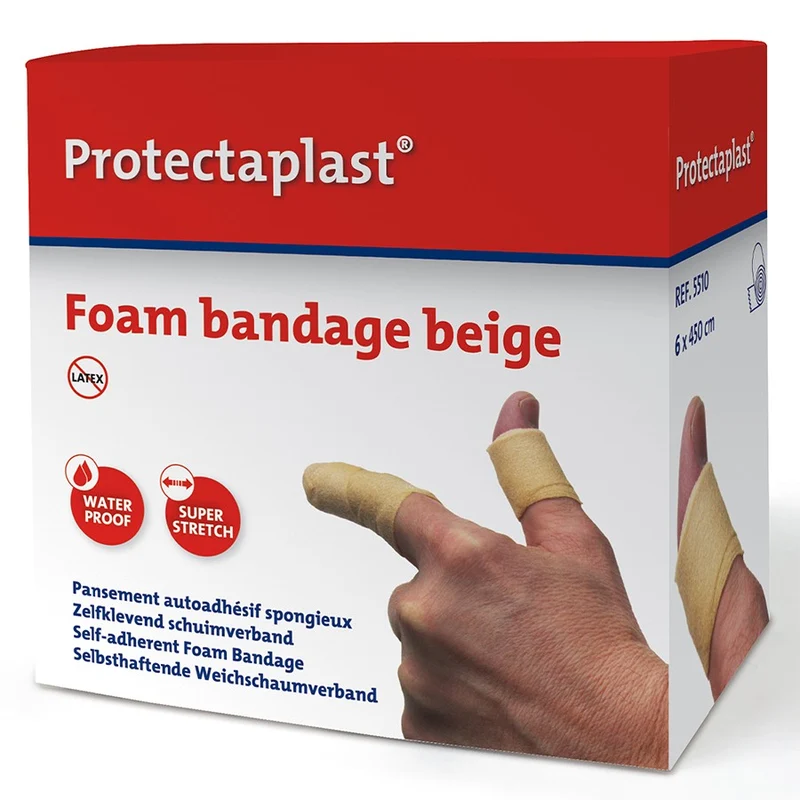 Benda elastica coesiva PROTECTAPLAST 6 cm x 1 metro - color Pelle