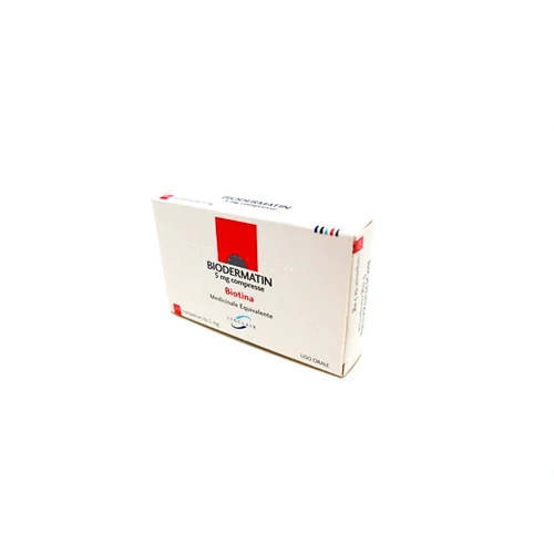 Biodermatin 5 mg compresse biodermatin 20 mg granulato effervescente biotina