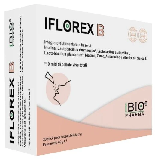 Iflorex b 20 stickpack da 2 g