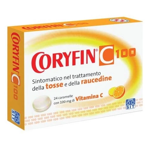 Coryfin 6,5 mg + 112,5 mg pastiglie mentolo etilglicolato + sodio ascorbato