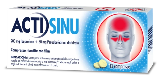 Actisinu*12 Compresse 200Mg+30Mg