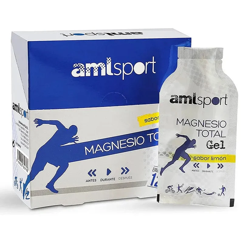 Amlsport Magnesio Gel Totale Limone 12 Bustine — Integratore