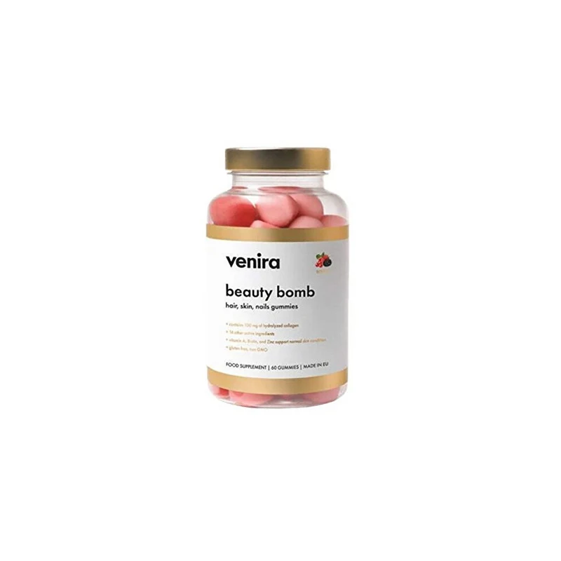 Venira Bomba di Bellezza Capelli Pelle Unghie Frutti di Bosco 60 Pezzi — Integratore