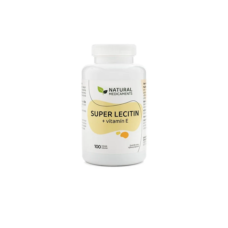 Natural medicaments Super Lecitina + E 100 capsule — Integratore