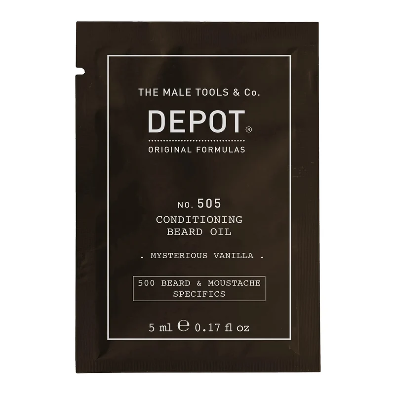Depot 500 Specifiche barba baffi 505 Olio barba Vaniglia misteriosa — Olio da barba