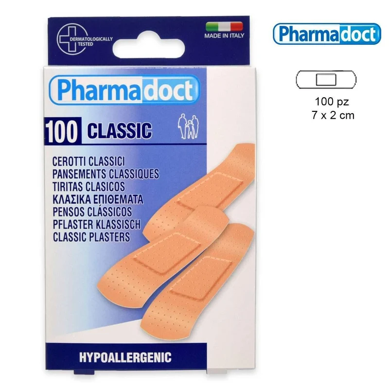 Pharmadoct Cerotti classici 100 pezzi — Cerotti