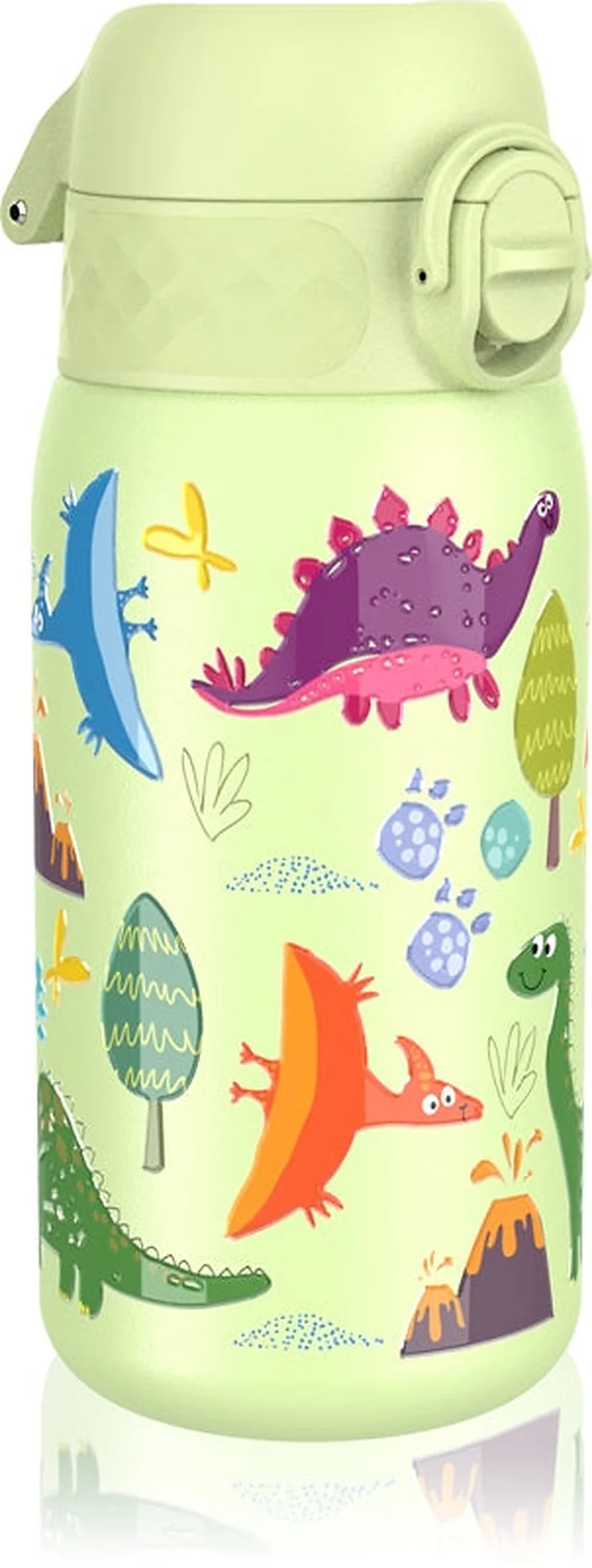 Ion8 Leak Proof bottiglia bambini Dinosauri 400 ml — Accessori Bimbi