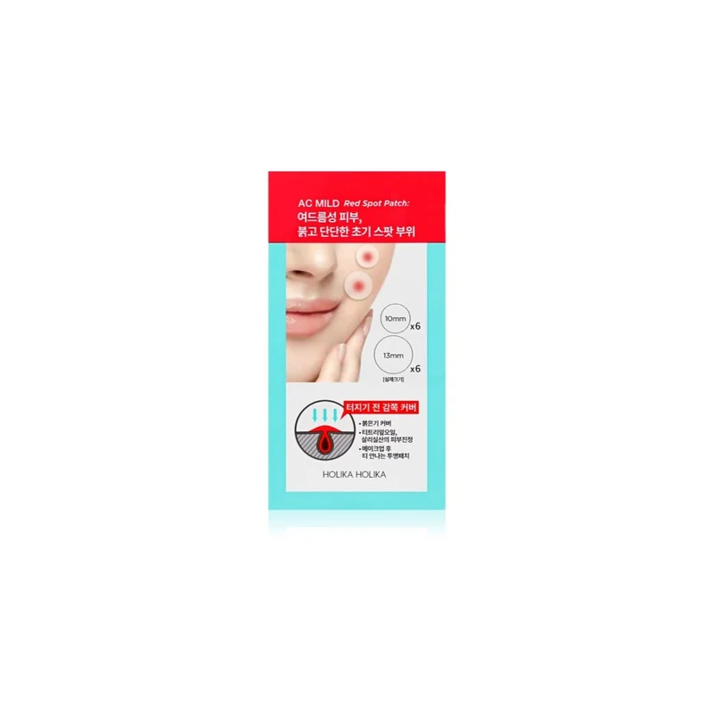 Holika Holika AC Mild Red Spot 12 Pezzi — Cerotti Anti-Acne