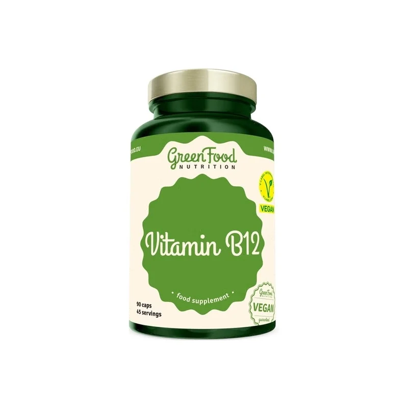 Greenfood nutrition Vitamin B12 90 capsule — Integratore