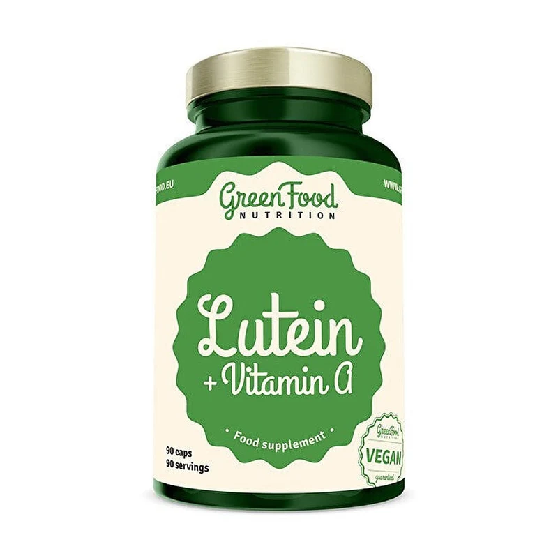 GreenFood Nutrition Lutein + Vitamin A Capsule per favorire la salute della vista 90 capsule — Integratore