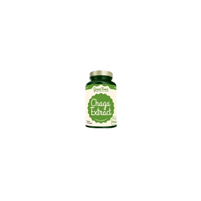 GreenFood Nutrition Chaga Extract Capsule prodotto con funghi rari 90 capsule — Integratore