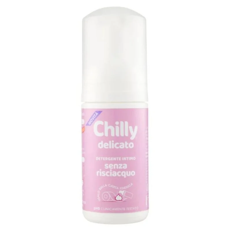 Chilly Delicate No Rinse Mousse detergente igiene intima 100 ml — Mousse igiene intima